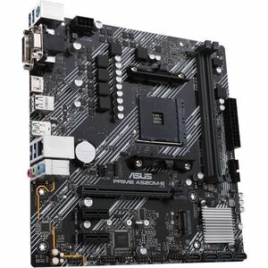 Carte Mère Asus Prime A520M-E/CSM - AMD A520 Chipset - Socket AM4 - Micro ATX - Ryzen 5, Ryzen 3 processeur compatible - 6