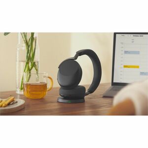 Jabra Evolve3 85 Wired/Wireless Over-the-ear, Over-the-head Stereo Headset - Black - Microsoft Teams Certification - Binau