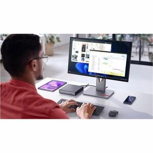 Lenovo ThinkCentre neo 50q Gen 6 13HR003GHX Desktop Computer - Intel Core Ultra 7 Series 2 256V - 16 GB - 512 GB PCI Expre