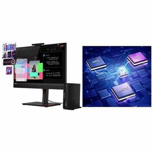 Lenovo ThinkCentre M70q Gen 6 13HA000QHX Desktop Computer - Intel Core Ultra 5 Series 2 225T - 16 GB - 512 GB PCI Express 