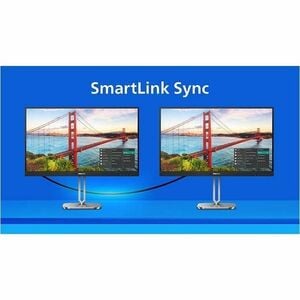 Monitor LED Philips 24B2U3301H 609,6 mm (24,0") Classe Webcam Full HD - 16:9 - Nero tessuto - 60,5 cm (23,8") Viewable - T