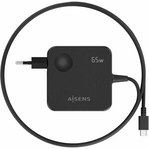 CARGADOR 65W PD3.0 1XUSB-C 1.5M NEGRO