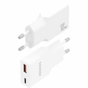 CARGADOR GAN ULTRA DELGADO 30W 1XUSB-C PD3.0 QC4.0 1XUSB QC3.0