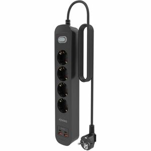 REGLETA MULTIFUNCION 4 TOMAS CARGADOR 2XUSB-C 2XUSB-A 1.4M