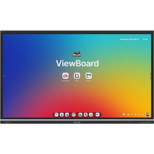 ViewSonic ViewBoard IFP7551-3C 1892.30 mm 4K UHD LCD Collaboration Display - 8 GB - Ultra Fine Touch (UFT) - Touchscreen -