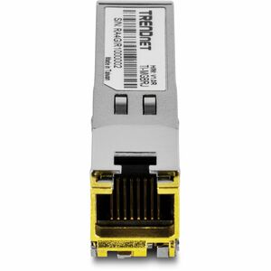 TRENDnet TI-MGBRJ SFP (mini-GBIC) - 1 x RJ-45 1000Base-T Network LAN - TAA Compliant - For Data Networking, Optical Networ