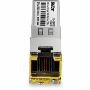 TRENDnet TEG-10GBRJ100 SFP+ - 1 x RJ-45 10GBase-T Network LAN - TAA Compliant - For Data Networking, Optical Network - Twi