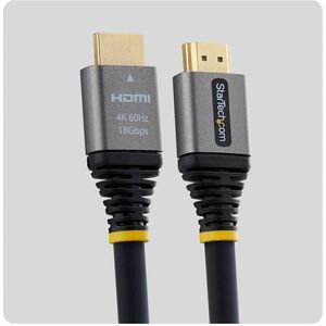 StarTech.com 1,5m Premium zertifiziertes High Speed HDMI Kabel, 4K 60Hz/1440p 144Hz UHD, hochflexibles HDMI 2.0 Kabel mit 