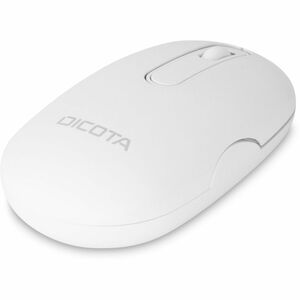 Dicota Mouse - Bluetooth/Radio Frequency - USB Type A, USB Type C - Optical - White - Wireless - 2.40 GHz - Rechargeable -