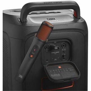 JBL EasySing Plug-in Microphone for Voice, Vocals, Singing, Music, Speaker - Black - 50 Hz to 15 kHz - Shock Mount - USB T