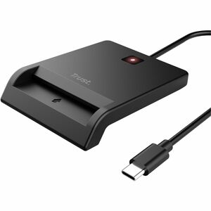 Trust Primo Contact Desktop Smart Card Reader - Black - Desktop - CableUSB 2.0 Type A
