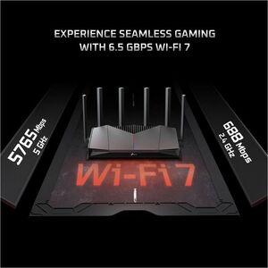 TP-Link Archer GE400 Wi-Fi 7 IEEE 802.11be Ethernet Wireless Router - Dual Band - 2.40 GHz ISM Band - 5 GHz UNII Band - 6 