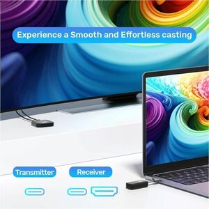 Unitek Video Extender Transmitter/Receiver - Wireless - 1 Input Device - 50 m Range - 3 x USB - 1 x HDMI Out - 1080p - 192