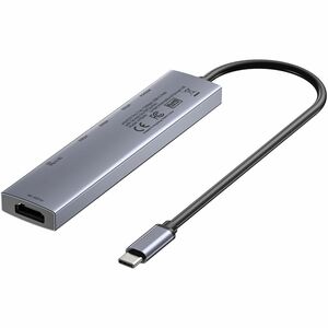 uHUB S7 Pro 7-in-1 5Gbps USB-C Hub with Screen On/Off button Supports 4K60Hz PD 100W SD/microSD card reader