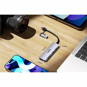 5-in-1 USB Hub with 3 Ports USB-A 5Gbps SD and Micro SD Card Reader UNITEK hook color box