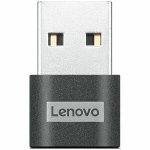 Lenovo Data Transfer Adapter - 1x USB Type C- Female - 1x USB Type A- Male - Black