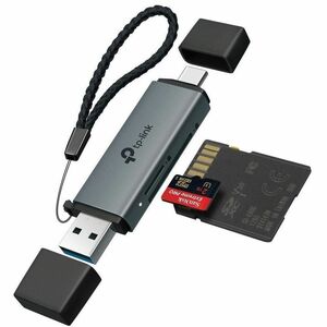 TP-Link UA430D Flash Drive/Flash Card Reader - USB 3.0 Type C - 1.95 TB Flash Drive - microSD, SD, SDHC, SDXC, microSDHC -