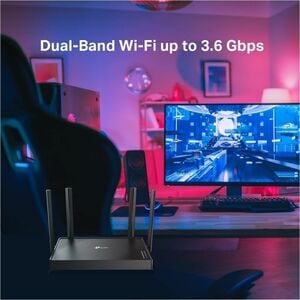 TP-Link Archer BE220 Wi-Fi 7 IEEE 802.11a/b/g/n/ac/be Ethernet, Cable Wireless Router - Dual Band - 2.40 GHz ISM Band - 5 