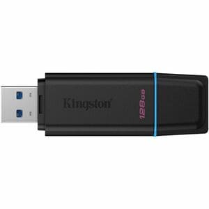 Kingston DataTraveler Exodia 128 GB USB 3.2 (Gen 1) Type A, USB 2.0 Flash Drive - Black, Blue