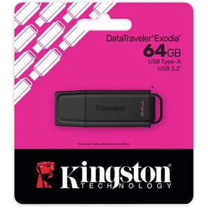 Pen Drive Kingston DataTraveler Exodia - 64 GB - USB 3.2 (Gen. 1) Tipo A, USB 2.0