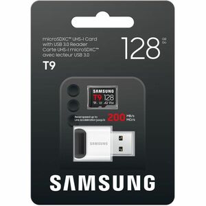 ""Carte microSDXC Samsung - 128 Go - UHS-I (U3) - V30 - 200 Mo/s en Lecture - 130 Mo/sSpaceen Écriture""
