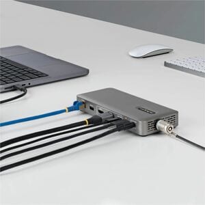 StarTech.com Dock USB-C Dual Monitor USB4, Doppio 4K senza Driver per macOS e Windows, Ricarica Laptop 100W e 2.5GbE - 2 D
