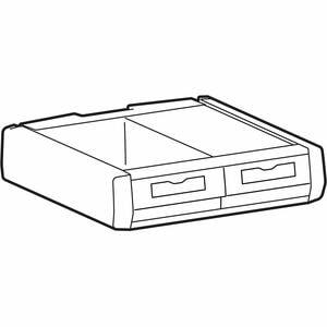 Ergotron Drawer - TAA Compliant - Medium - 907.2 g Load Capacity - 2 - Drawer Divider, Key Lock, Removable