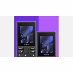 Nokia 105 (2024) 4 MB Feature Phone - 5.1 cm (2") TFT LCD QQVGA 120 x 160 - 4 MB RAM - 2G - Black - Bar - 2 SIM Support - 