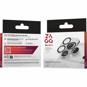 invisibleSHIELD Glass Elite Camera Lens Protector - Black - Tempered Glass