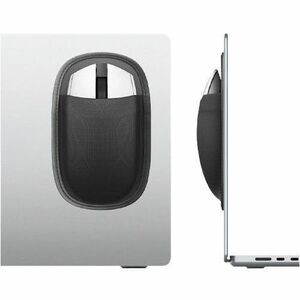 Spigen LD220 Notebook, Tablet, Universal, Backpack, Desk Mouse Holder - Polyurethane Leather, Plastic, MicroFiber - 1 - Bl