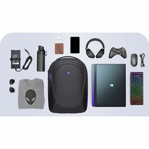 Dell Carrying Case (Backpack) Travel - Black - Weather Resistant Exterior, Water Resistant, Dirt Resistant, Wear Resistant