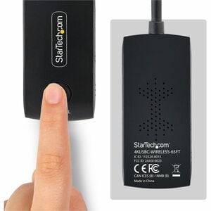 StarTech Wireless USB-C to HDMI Extender for Meeting Rooms, 4K 60Hz, 65ft Range, USB Powered, Plug-and-Play Tx and Rx Kit 