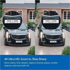Tapo C460 8 Megapixel Indoor/Outdoor 4K Network Camera - Colour - 2 - 14.94 m Infrared/Color Night Vision - H.265, H.264 -