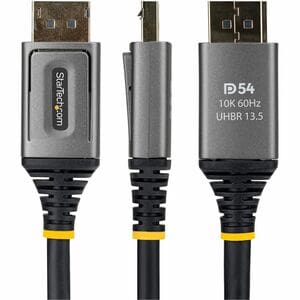 StarTech.com Câble DisplayPort 2.1 de 50cm, Câble DisplayPort DP54 Certifié VESA, 8K60Hz, 10K60Hz/8K 144Hz/4K avec DSC 1.2