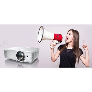 Optoma W309ST Objektiv mit kurzer Brennweite (Short Throw) DLP-Projektor - 16:10 - 1280 x 800 Piel - 20,000:1 Kontrastverh