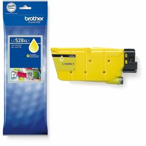 Brother LC528XLY Original Ultra High Yield Inkjet Ink Cartridge - Single Pack - Yellow - 1 Pack - 10,000 pages