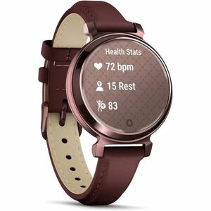 Garmin Lily 2 Classic Smart Watch - 35.40 mm Case Height - 35.40 mm Case Width - Dark Bronze Case Color - Purple Band Colo