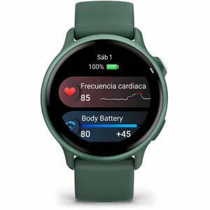 Garmin vívoactive 6 Smart Watch - Metallic Jasper Green Body Color - Heart Rate Monitor - Sleep Monitor, Text Messaging, E