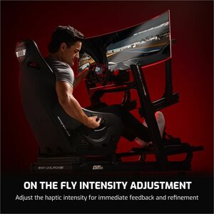 Next Level Racing Elite ERS1 Gaming-Bodenstuhl - Velour, Stoff, Polyurethan-Schaum, Kaltgeformter Schaumstoff