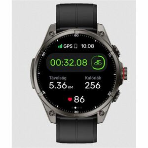 Carneo GTR eXpedition Smart Watch - 11 mm Case Thickness - Titanium Grey Body Color - Glass, Metal Body Material - Silicon