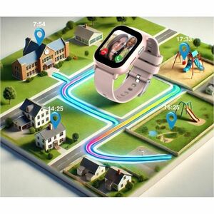 Carneo Smart Watch - 14 mm Case Thickness - Children - Pink Body Color - Wireless LAN - 4G - LTE - Pedometer, Gyro Sensor 