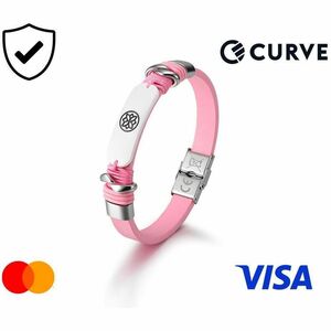 Carneo Smart Band - Pink Band Color - Leather Band Material - Near Field Communication - Water Proof