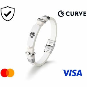 Carneo Smart Band - White Band Color - Leather Band Material - Near Field Communication - Water Proof