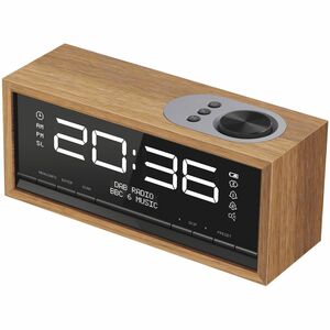 Carneo C100 Counter Clock Radio - 2 x Alarm - DAB, FM, DAB+ - Speaker