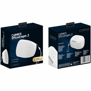 Carneo OfficeDragon 2 Portable Bluetooth Speaker System - 5 W RMS - Grey - 280 Hz to 16 kHz - Battery Rechargeable - USB - 1