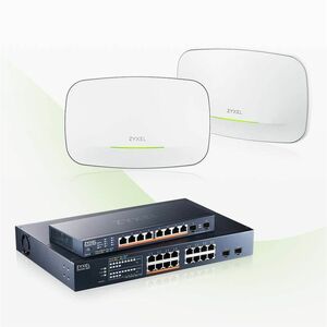 ZYXEL WBE530 Tri Band Wi-Fi 7 IEEE 802.11 a/b/g/n/ac/ax/be 11 Gbit/s Wireless Access Point - White - 2.40 GHz, 5 GHz, 6 GH