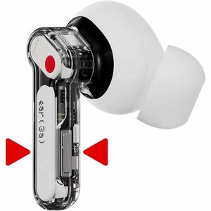 Nothing Ear (3a) True Wireless Earbud Stereo Earset - White - Binaural - In-ear - 1500 cm - Bluetooth - 32 Ohm - 20 Hz to 