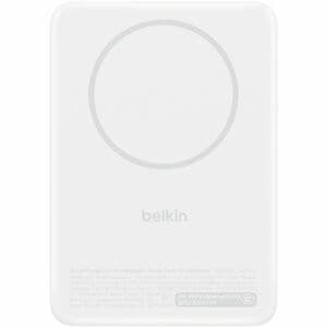 Belkin BoostCharge Stromspeicher - Weiß - für Qi2-fähiges Gerät, iPhone, MagSafe-fähiges Gerät, AirPod, Android-Gerät, Sma
