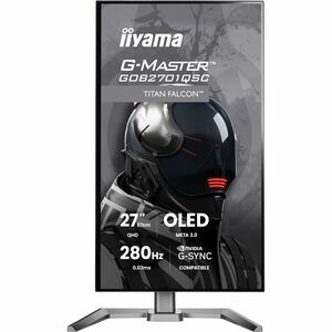iiyama G-MASTER Titan Falcon GOB2701QSC-B1 27" Class WQHD Gaming OLED Monitor - 16:9 - Black - 68.6 cm (27") Viewable - ME