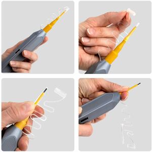 StarTech Fiber Optic Cleaning Pen, M38999 Fiber Cleaner for M38999 Connectors and Ports, 1.6mm Fiber Optic Cleaner Pen - M
